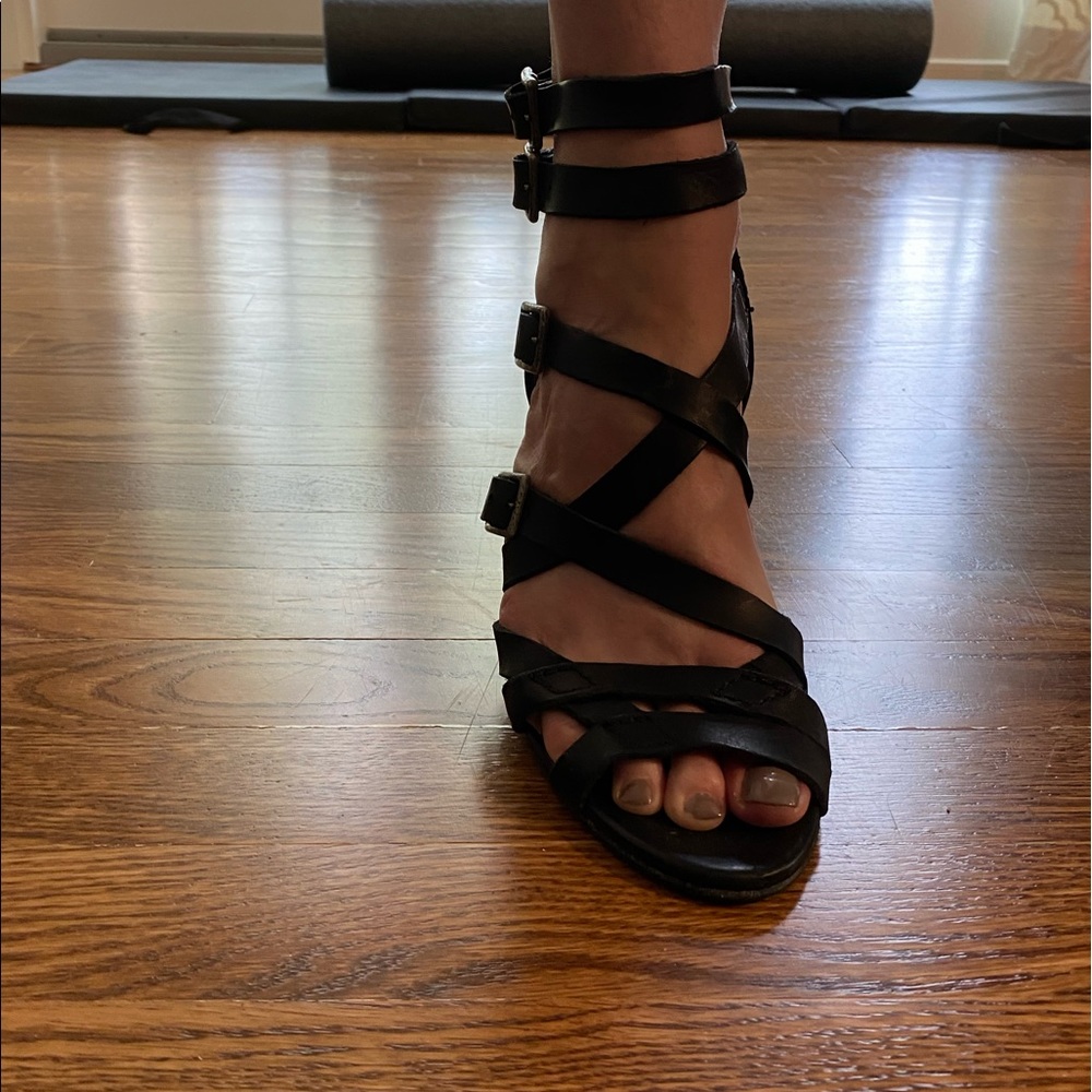 Frye Women’s Wrap Wedge Heel - Worn less than 5x!